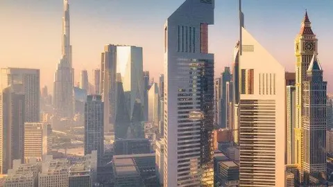 Una imagen de VisitDubai del centro de la ciudad.