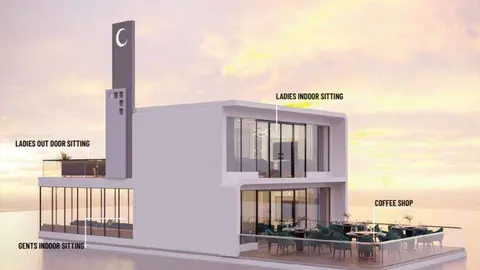 Una perspectiva de la mezquita flotante. (Khaleej Times)