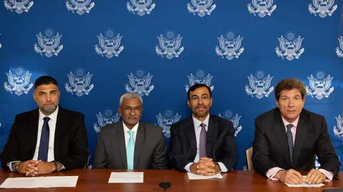 Representantes del grupo I2U2. (WAM)