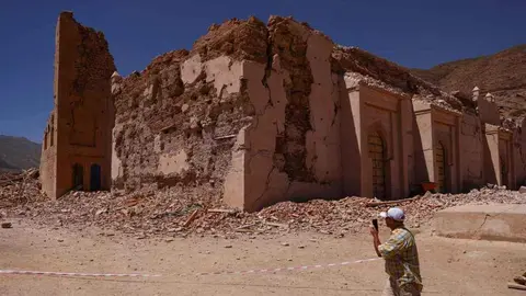 Mezquita de Tinmal, tras el terremoto del pasado 8 de septiembre (El Español)