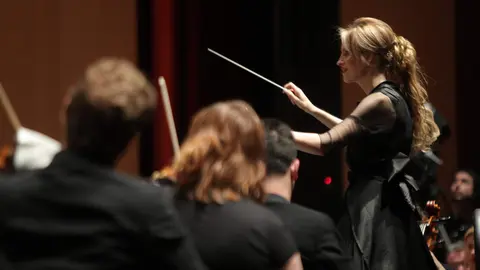 Inma Shara durante una actuación. (Twitter)