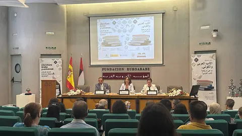 Un momento del Seminario de Lengua Árabe y Universal de Fundación euroárabe. (Twitter)