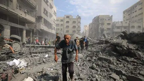 Una foto de archivo de Gaza. (Fuente externa)