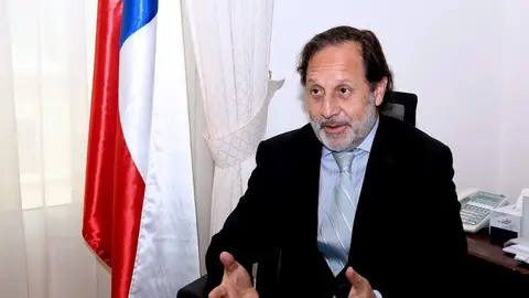El embajador Chile en EAU, Patricio Díaz. (WAM)