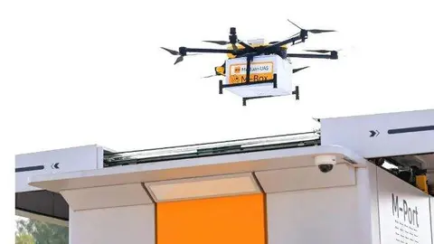 Un dron repartidor. (Mei US)