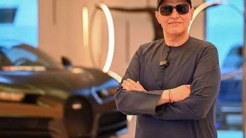 Balvinder Sahni, fundador y propietario del grupo de empresas RSG en su residencia en Palm Jumeirah. (Fuente externa)