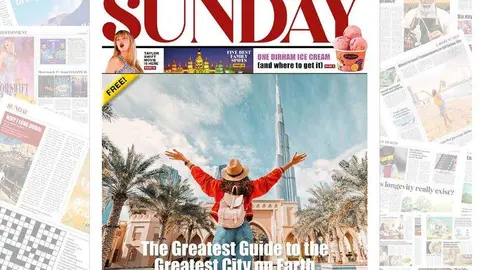 Portada del nuevo dominical de Dubai. (Fuente externa)