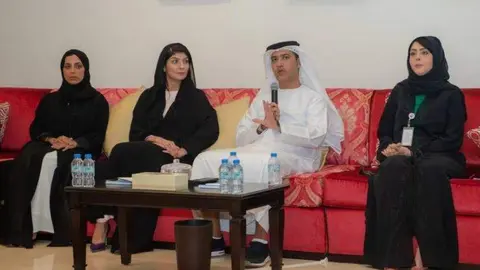 Un momento del anuncio del asesoramiento familiar en Abu Dhabi. (WAM)