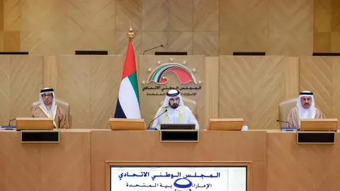 El gobernante de Dubai en una imagen de este lunes. (Twitter)