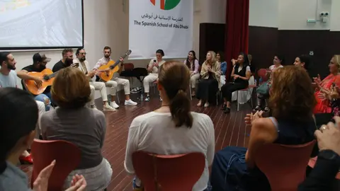 Un momento de la clase magistral de 'Flamenco Auténtico'. (Cedida)