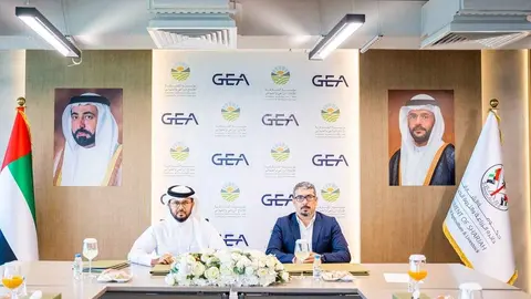 Un momento de la firma del acuerdo. (WAM)