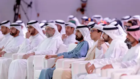Un momento de la reunión anual del Gobierno de EAU. (Twitter)