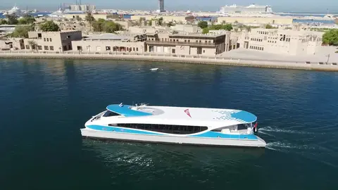 Una imagen del ferry Dubai Sharjah. (Dubai Media Office)
