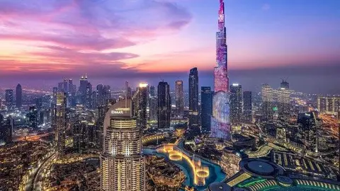 Una imagen del centro de Dubai. (Twitter)