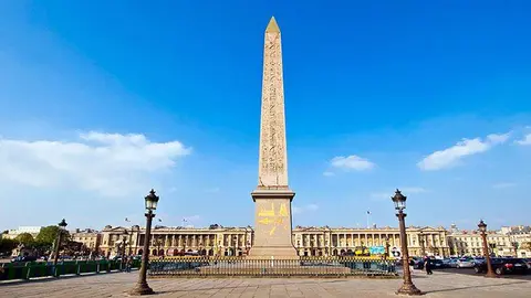 Obelisco de Luxor (Egipto), en la Plaza de la Concorde de París
