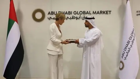 La secretaria de Estado de Digitalización e Inteligencia Artificial de España, Carme Artigas, durante su visita a Abu Dhabi.