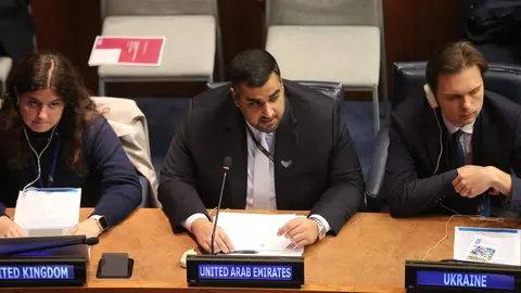 Un momento de un Consejo de Seguridad de la ONU de este año. (Twitter)