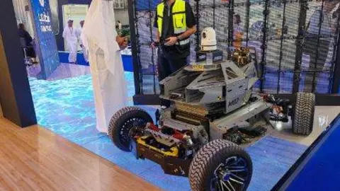 El nuevo vehículo de la Policía de Dubai. (Fuente externa)