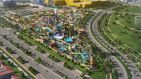 Una imagen del parque acuático en Yas Island. (WAM)