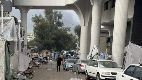 Una imagen de Gaza tras los bombardeos israelíes. (Twitter)