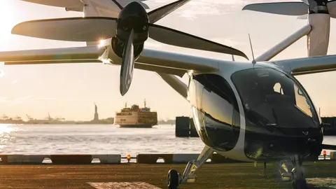 Un modelo de taxi aéreo. (Twitter)