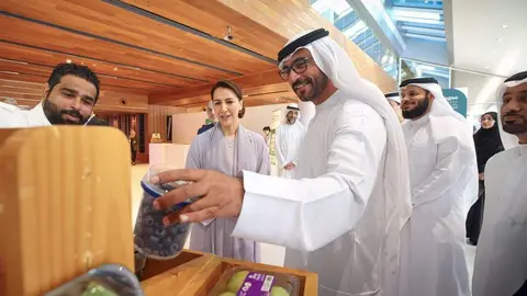 Un momento del lanzamiento de la campaña para la reducción del desperdicio de alimentos. (WAM)