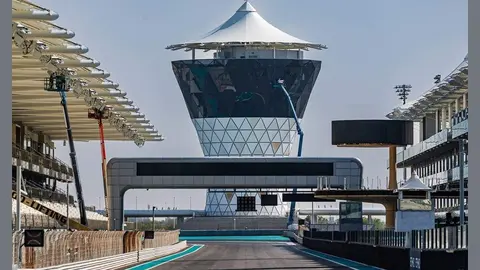 El circuito de Yas Marina en Abu Dhabi. (WAM)