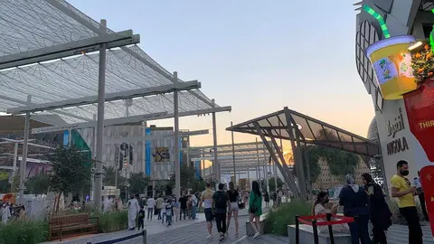 Una perspectiva de Expo Dubai. (EL CORREO)