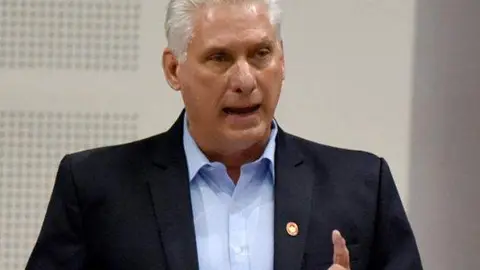 El presidente de Cuba, Miguel Díaz-Canel. (Fuente externa)