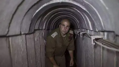Una imagen de uno de los túneles en Gaza. (Fuente externa)