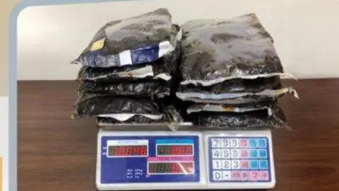 La droga confiscada. (Aduanas Sharjah)