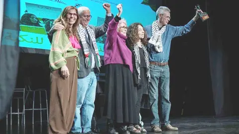 Judíos y palestinos en un acto conjunto en Cataluña. (Fuente externa)