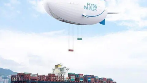 Una imagen del dirigible innovador. (Flying Whales)