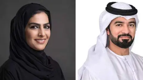 El matrimonio Ahmed Ibrahim Obaid Ali Al Ali y Rowdah Al Mehrizi resultaron heridos en el tiroteo de Praga. (Brand Dubai / Municipio de Umm Al Quwain)