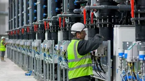 Desalinizadora de Acciona en Arabia Saudita. (Cedida)