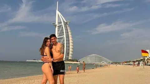 Valverde y su mujer en una foto de su perfil de Instagram.