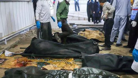 Fallecidos tras los ataques en la ciudad iraní de Kerman. (Fuente externa)