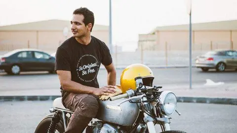 El motorista fallecido. (@caferidercustom)