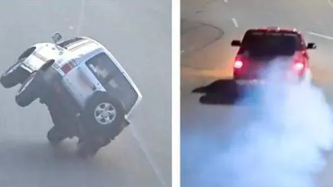 Captura de pantalla del vídeo difundido por la Policía de Abu Dhabi.