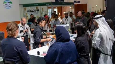 Una imagen de la edición 2023 de El Mundo del Café en Dubai. (WAM)