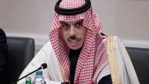 El ministro de Asuntos Exteriores saudí, el príncipe Faisal bin Farhan. (Fuente externa)