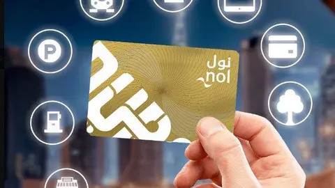 Una imagen de la tarjeta Nol. (Dubai Media Office)