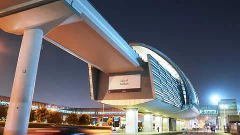 Una estación del Metro de Dubai. (Dubai Media Office)