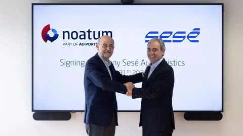 Un momento de la firma del acuerdo. (WAM)