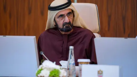 Una imagen del gobernante de Dubai. (Dubai Media Office)