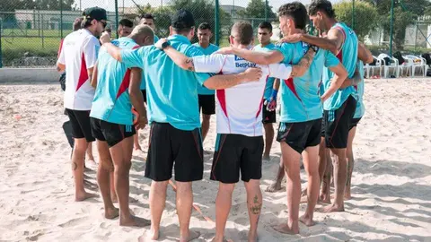 La selección colombiana en Dubai. (Fuente externa)