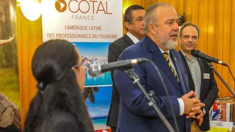 El primer ministro Cuba durante una intervención. (Twitter)