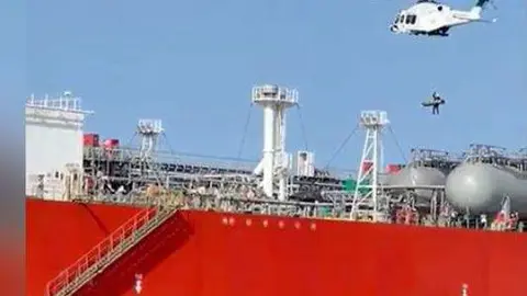 Un momento del rescate. (WAM)