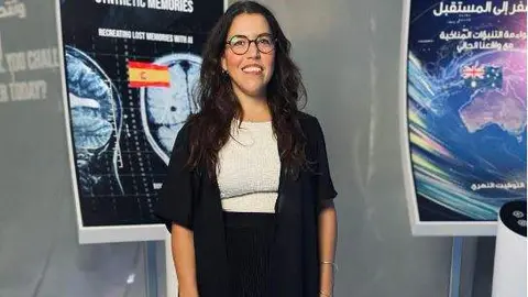 Martina Nadal en Dubai. (Cedida)