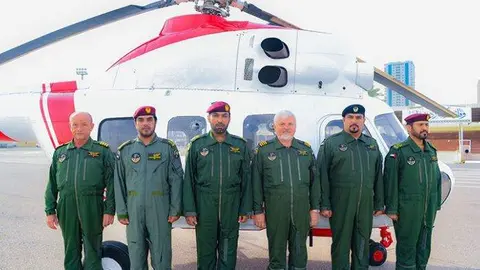 La Sección del Ala Aérea de la Policía de Ras Al Khaimah. (Policía de RAK)